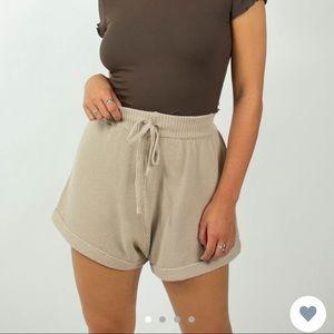 Grey Bandit Out East Shorts in Beige